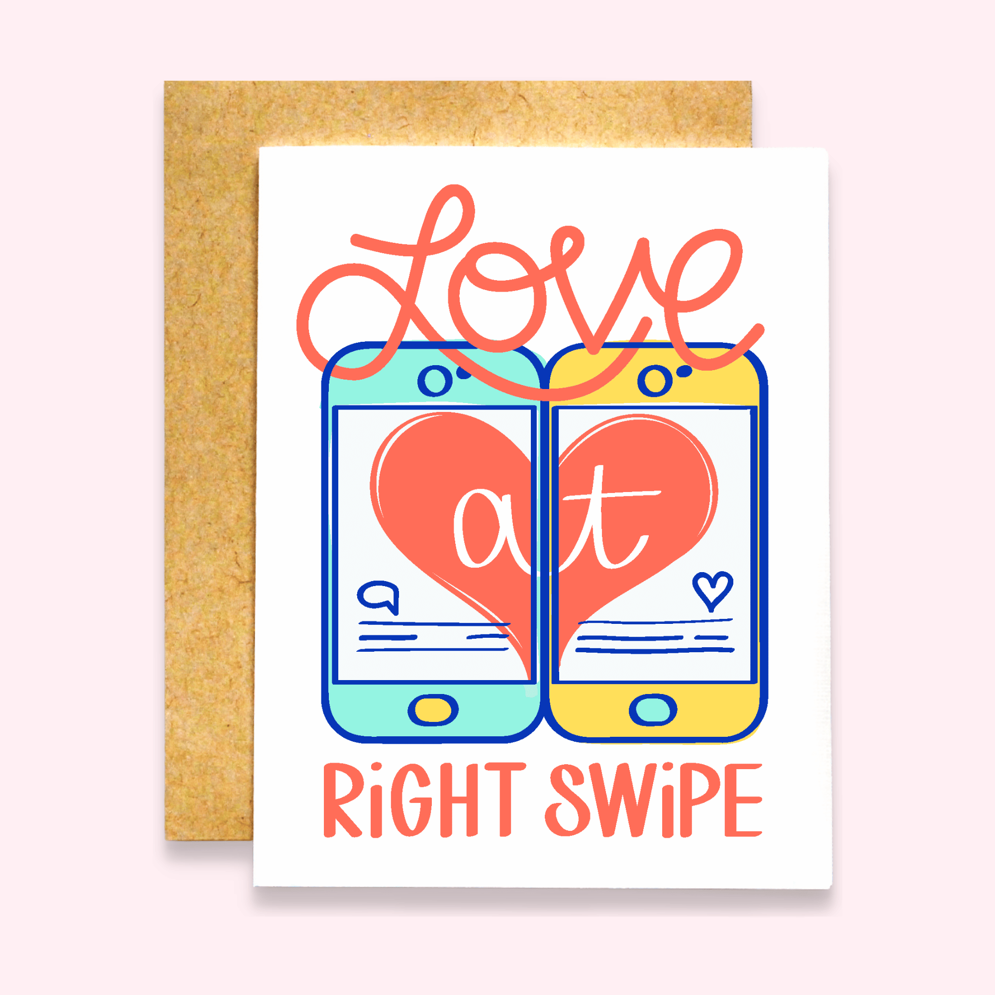 Love at Right Swipe Card – Raven + Unicorn