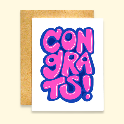 NEW!! Congrats Card