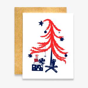 Goth Christmas Tree Card