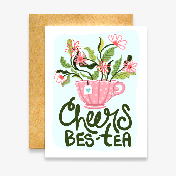 Cheers Bes-Tea Card