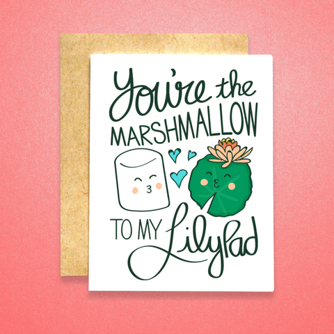 Lilypad and Marshmallow HIMYM Card