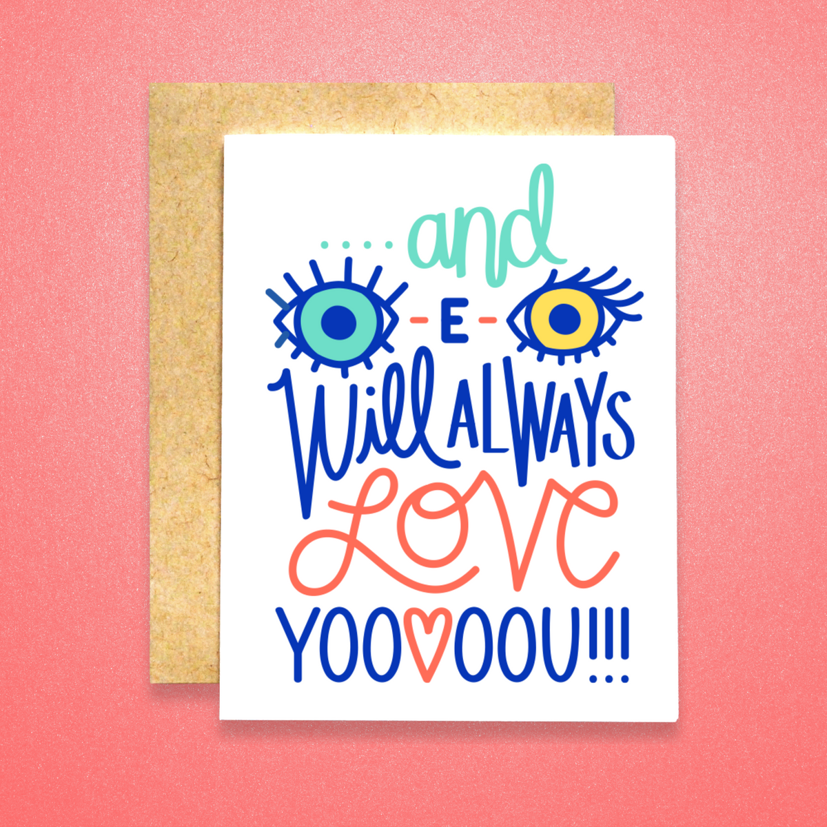 Eye Will Always Love You Card – Raven + Unicorn