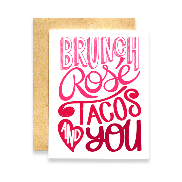 Brunch Rosé Tacos and You Card