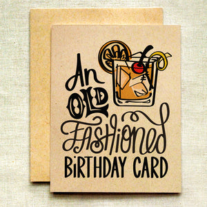 An Old Fashioned Birthday Card