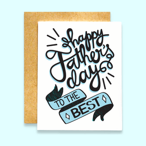 Happy Father's Day Handlettering Card