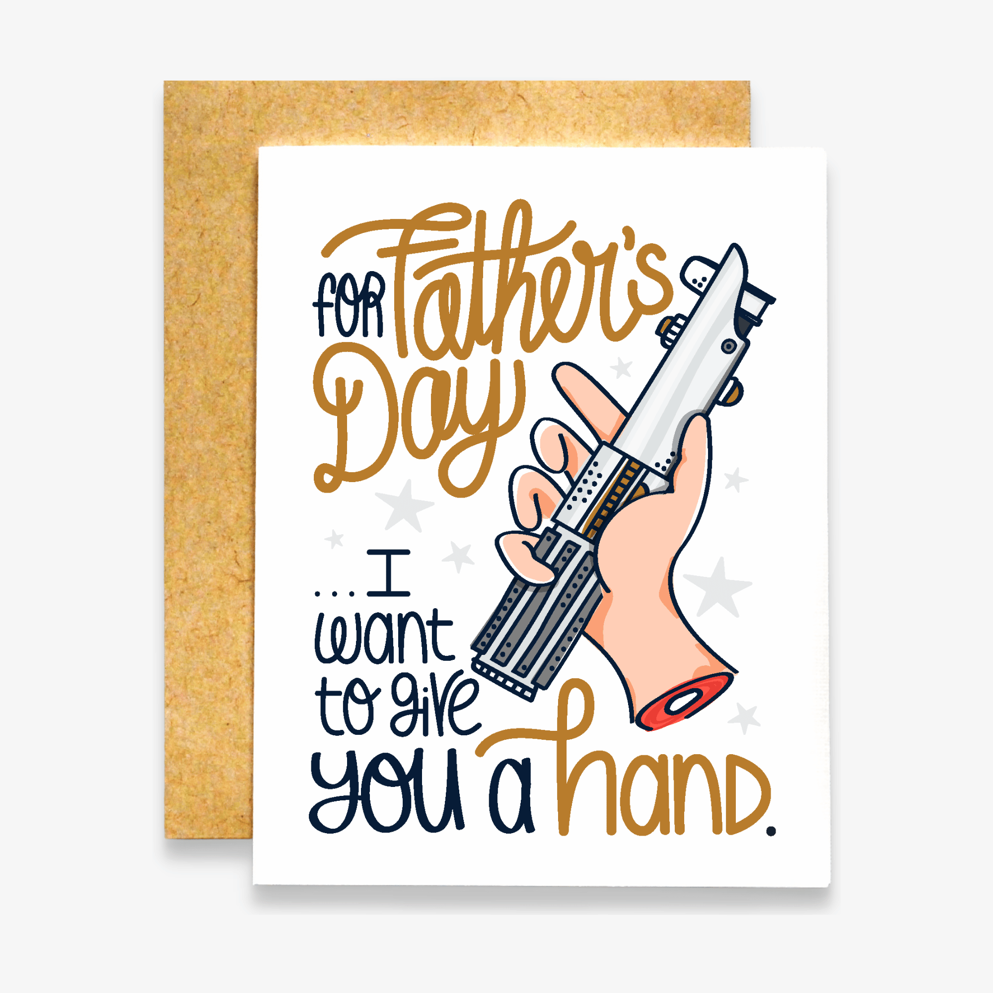 For Father's Day ... I Want To Give You a Hand Card – Raven + Unicorn