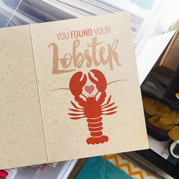 You Found Your Lobster Card